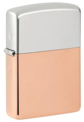 Accendino con corpo bimetallico – Coperchio in Sterling Silver