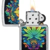 Affascinante design a tema cannabis