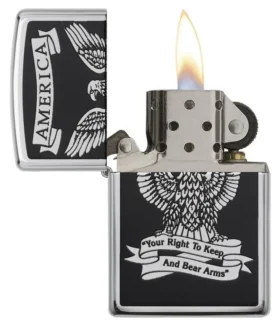 Americana in bianco e nero