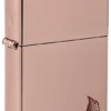 Armor® con finitura lucida in oro rosa e motivo a fiamma