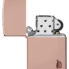 Armor® con finitura lucida in oro rosa e motivo a fiamma