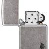 Armor® con motivo della fiamma in argento anticato Armor® con motivo della fiamma in argento anticato