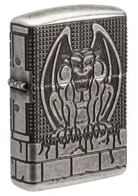 Armor® Gargoyle in argento anticato