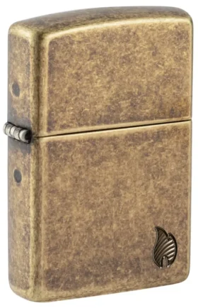 Armor® in ottone anticato con motivo a fiamma