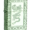 Armor® Verde lucido elegante con drago