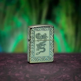 Armor® Verde lucido elegante con drago