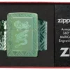 Armor® Verde lucido elegante con drago