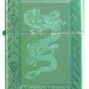 Armor® Verde lucido elegante con drago