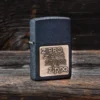 Black Crackle® con logo zippo dorato Black Crackle® con logo zippo dorato