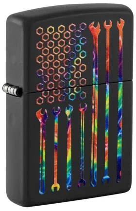 Cacciavite con custodia di sicurezza per punte e design “Tie-Dye”