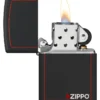 Classic Black and Red Zippo