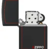 Classic Black and Red Zippo