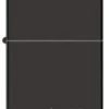 Classic High Polish Black Zippo Logo