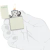 Classic logo Zippo che si illumina al buio Classic logo Zippo che si illumina al buio