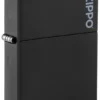Classic nero opaco con logo zippo