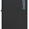 Classic nero opaco con logo zippo