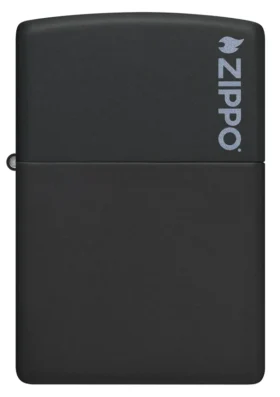 Classic nero opaco con logo zippo