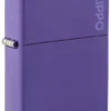 Classic Purple Matte Zippo Logo Classic Purple Matte Zippo Logo