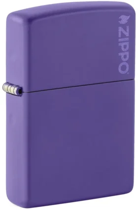 Classic Purple Matte Zippo Logo