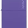 Classic Purple Matte Zippo Logo Classic Purple Matte Zippo Logo