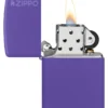 Classic Purple Matte Zippo Logo Classic Purple Matte Zippo Logo
