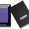 Classic Purple Matte Zippo Logo Classic Purple Matte Zippo Logo