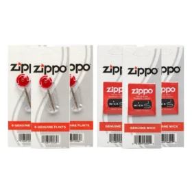 Confezione combinata pietra focaia/stoppino zippo