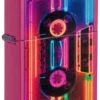 Design a cassetta al neon Design a cassetta al neon