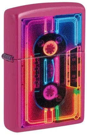 Design a cassetta al neon