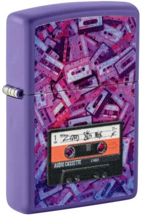 Design a cassetta audio zippo