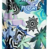 Design astratto con motivo di cannabis Design astratto con motivo di cannabis
