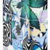 Design astratto con motivo di cannabis Design astratto con motivo di cannabis