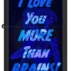 Design “Brainiac” con luce nera Design “Brainiac” con luce nera