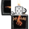 Design “Burning Violin” dei Def Leppard Design “Burning Violin” dei Def Leppard