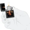 Design “Burning Violin” dei Def Leppard Design “Burning Violin” dei Def Leppard