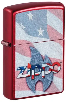 Design con bandiera zippo