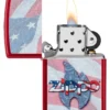 Design con bandiera zippo
