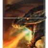 Design con cavaliere e drago Design con cavaliere e drago