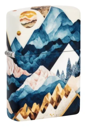 Design con collage di montagne