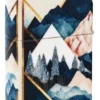 Design con collage di montagne Design con collage di montagne