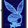 Design con coniglio Playboy sotto luce nera Design con coniglio Playboy sotto luce nera