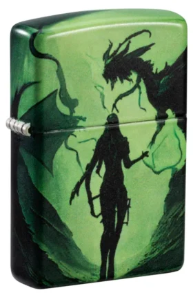 Design con drago incandescente