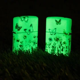 Design con farfalle luminose