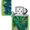 Design con foglia in stile graffiti Design con foglia in stile graffiti