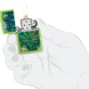 Design con foglia in stile graffiti Design con foglia in stile graffiti