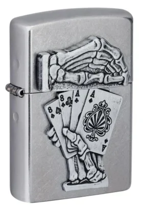 Design con l’emblema della “Mano del Morto”