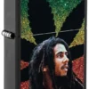 Design con la sagoma di una foglia di Bob Marley Design con la sagoma di una foglia di Bob Marley