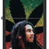 Design con la sagoma di una foglia di Bob Marley Design con la sagoma di una foglia di Bob Marley