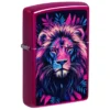 Design con leone multicolore Design con leone multicolore