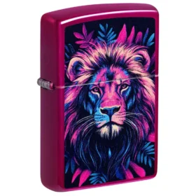 Design con leone multicolore
